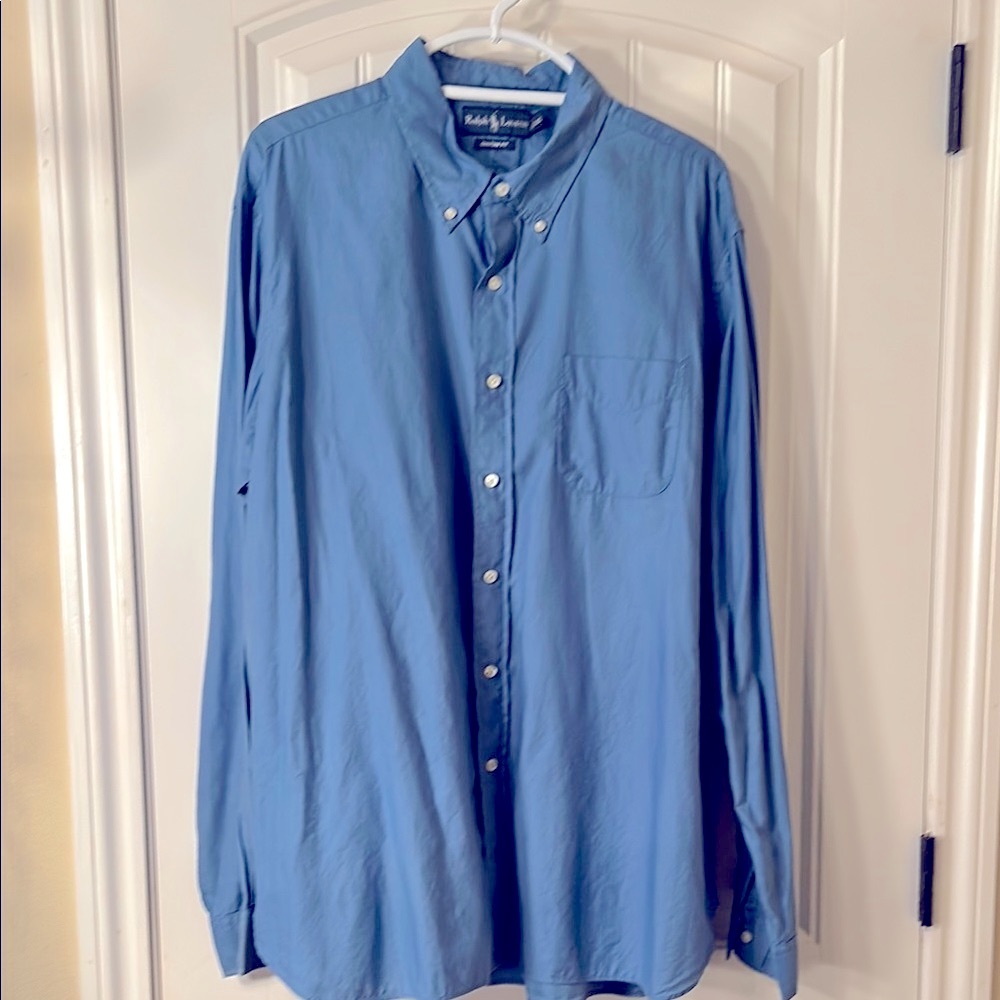 Ralph Lauren Blue Casual Button Down Shirt